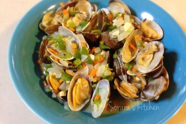 あさりのにんにくバター蒸し おつまみに レシピ 作り方 By Sorara クックパッド