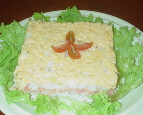 おしゃれなご飯☆型押し鮭フレーク寿司