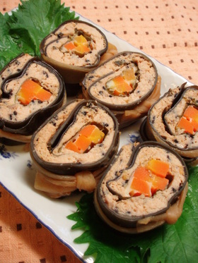旨みたっぷり♪鮭の昆布巻きさっぱり煮