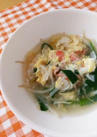 ニラ玉中華スープ