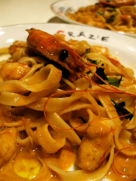 エビのトマトクリームパスタ☆おもてなし用