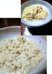 ■風邪をひいたら■豆腐と卵のホロホロ。