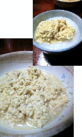 ■風邪をひいたら■豆腐と卵のホロホロ。