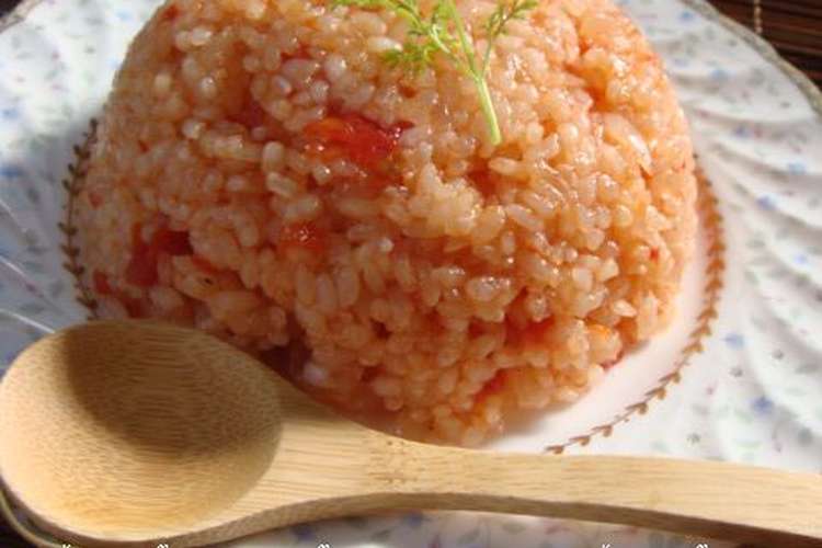 トマト缶で簡単トマトピラフ レシピ 作り方 By ぱうぱうきっちん クックパッド 簡単おいしいみんなのレシピが356万品