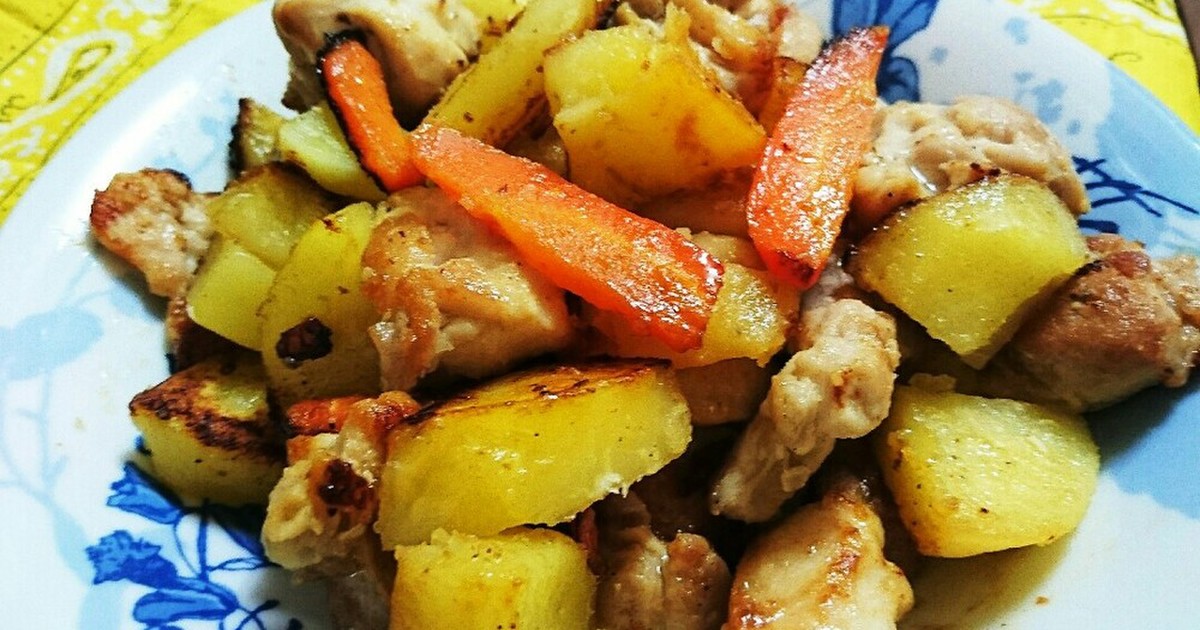 シートパン韓国風鶏肉と野菜のレシピ