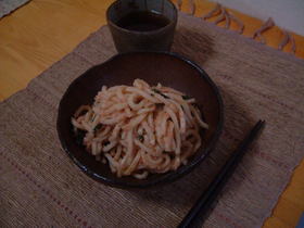しそ明太子な焼きうどん