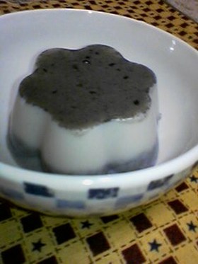 簡単★黒ごまプリン