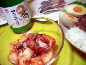 すぐできる牡蠣と大根のキムチ
