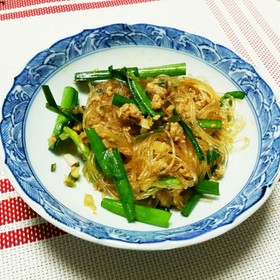 ニラが絶品★麻婆春雨