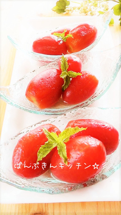 可愛いよ♪ミニトマトのハニーマリネ♪の写真