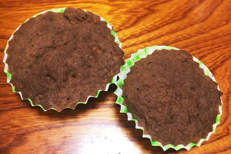 おから100 ココアバナナカップケーキ レシピ 作り方 By ぴーレシピ クックパッド
