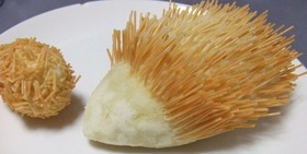 さといもだんごではりねずみ