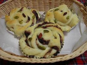 あんこねじりパン