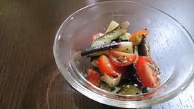 イタリアン風味な茄子の塩もみ♪