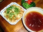 余った焼きそばで簡単つけ麺の写真