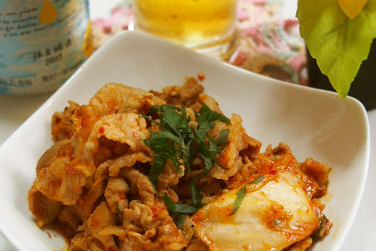 焼肉のタレで豚キムチ レシピ 作り方 By じぇるんみん クックパッド 簡単おいしいみんなのレシピが352万品