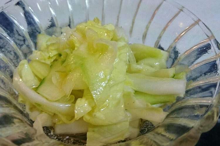 さっぱりあと一品 きゅうりと白菜のマリネ レシピ 作り方 By れもん12 クックパッド 簡単おいしいみんなのレシピが355万品