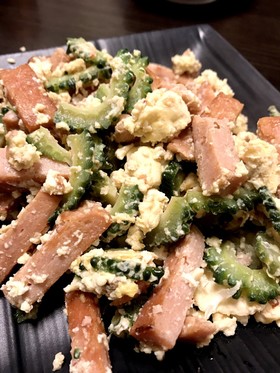 沖縄の味*スパムdeゴーヤチャンプル