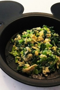 小松菜の卵とじ[離乳食・幼児食]簡単