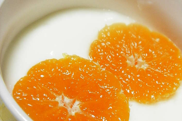 お肌がピチピチ みかんヨーグルト レシピ 作り方 By かごちゃー クックパッド