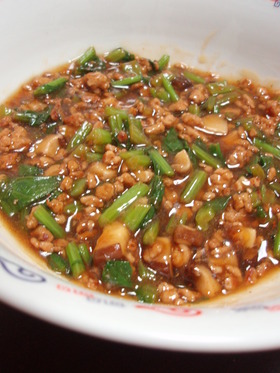 カブの葉漬物使って簡単あんかけ中華丼♪