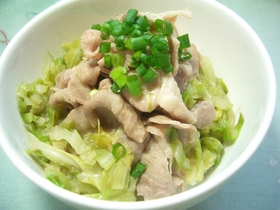 豚とキャベツのあんかけごはん☆