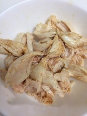 安い鶏のササミでさっぱり美味しく!の写真
