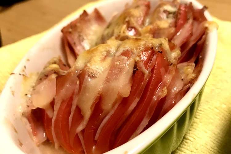 簡単おつまみ トマトベーコン焼き レシピ 作り方 By Napmama クックパッド 簡単おいしいみんなのレシピが352万品