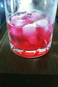 赤紫蘇ジュース (クエン酸&レモン汁)