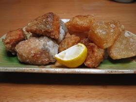 鮭と大根の竜田揚げ
