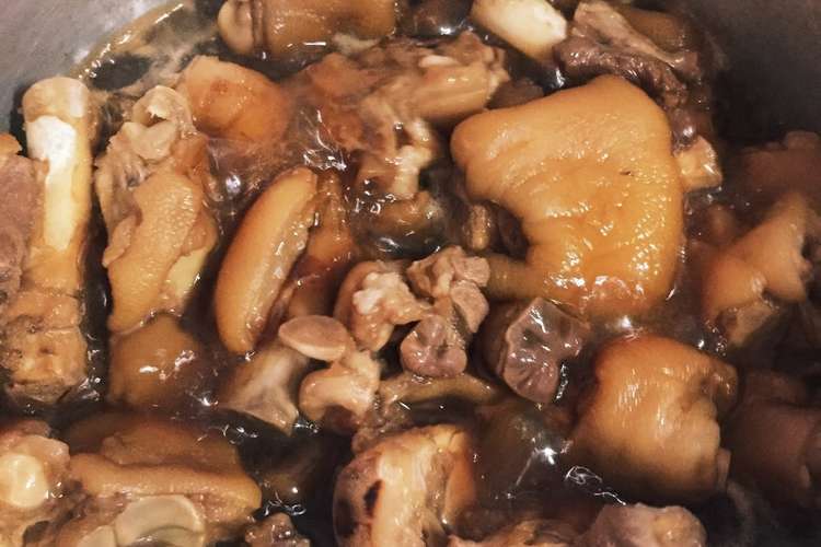 ぷるぷる食べるコラーゲン てびちの甘辛煮 レシピ 作り方 By Misia G クックパッド 簡単おいしいみんなのレシピが364万品