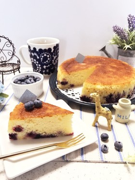 ブルーベリー♡はちみつヨーグルトケーキ♪