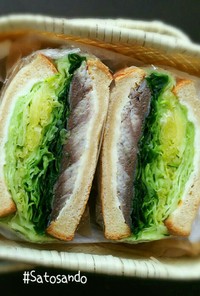 簡単♥しめ鯖と胡瓜のさっぱりサンドイッチ