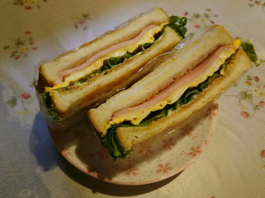 お弁当に！ホットサンド風サンドイッチ☆の画像