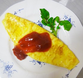 ホテルの味のオムレツ