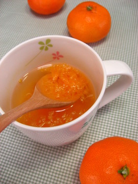 みかん・はちみつ・生姜のほっとドリンク☆