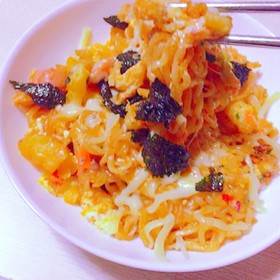 辛ラーメン焼きそば インスタントアレンジ