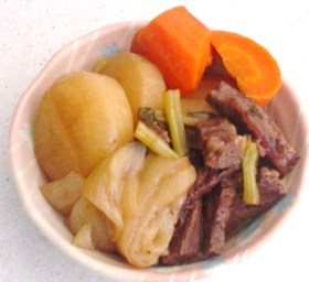 【簡単!圧力鍋】牛肉と大根煮