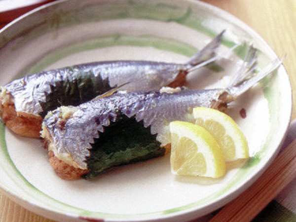 いわしの明太子蒸し