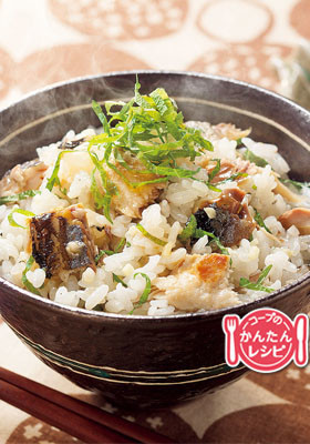 焼きさんまごはん