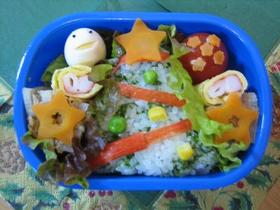キャラ弁♪クリスマスツリー♪