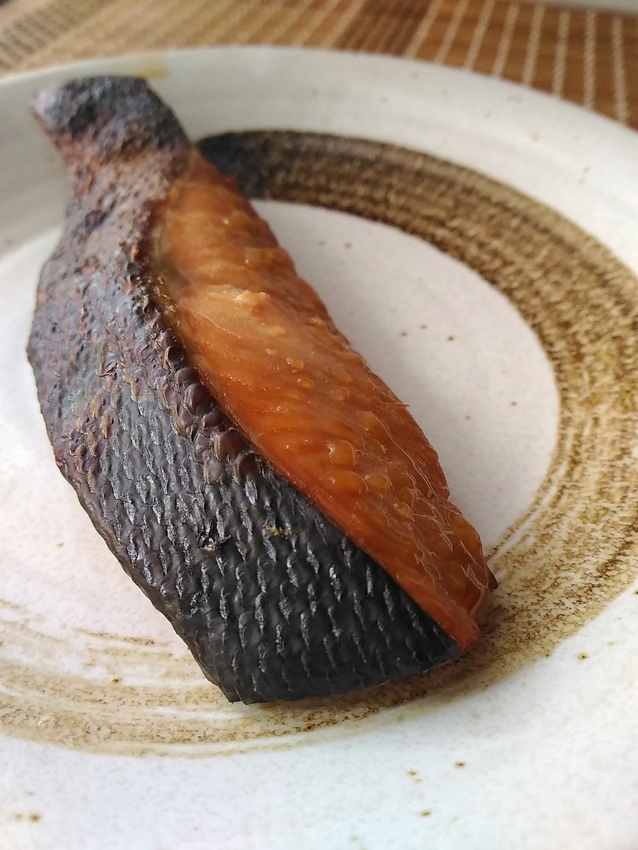 鮭の醤油漬けの画像