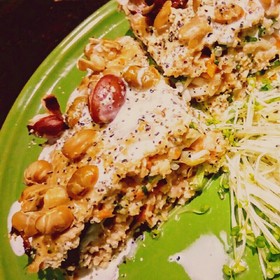 レンジで!「豚挽肉と野菜のミルフィーユ」