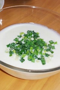 豆腐の冷製スープ