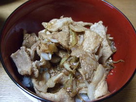 超簡単・忙しい日に★ソース丼
