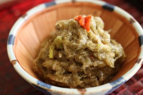 かんずりで爽やか♪納豆昆布のおろし和え