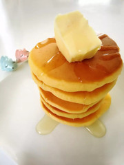 簡単♪お店の様なホットケーキ♡の写真