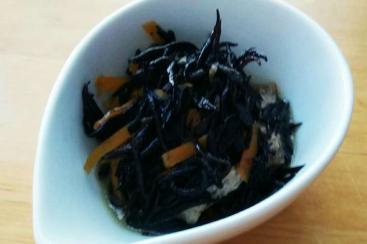 ひじきの煮物 離乳食後期にも レシピ 作り方 By しすこ クックパッド 簡単おいしいみんなのレシピが354万品