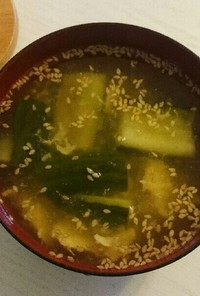 もりもり中華風きゅうりスープ