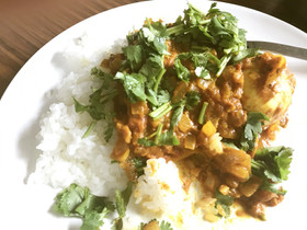 簡単!夏!エッグココナッツカレー